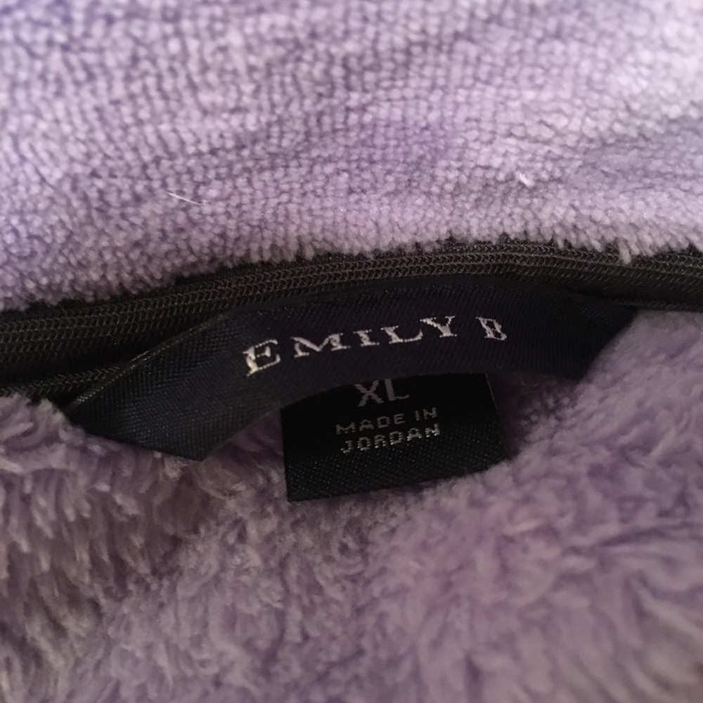 Softest Ever Lavender Fleece Jacket - Picture 7 of 7
